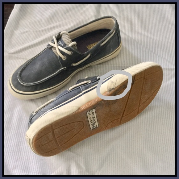 Sperry Halyard canvas boat deck shoes 8.5 sneakers - Picture 7 of 8